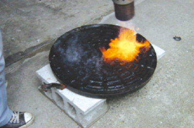 マンホール鉄蓋用スリップ防止シート ロジングリップ