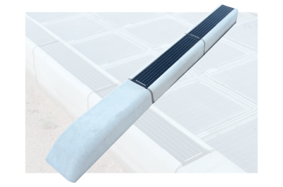 縁石を有効活用し道路での太陽光発電を実現 ソーラー縁石システム